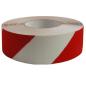 Preview: Anti-slip adhesive tape - Antislip tape red-white Width 50mm