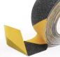 Preview: Antirutsch Klebeband schwarz-gelb 50mm breit selbstklebend grobkörnig Antislip Tape