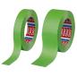 Preview: Tesa® 4338 Premium Lackierer Abdeckband Kreppklebeband in grün, 50m