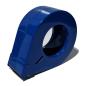 Preview: Handabroller blau - auch für Filament Klebeband Ring - Abroller Birne 3" Innen Kern bis 50mm Breite