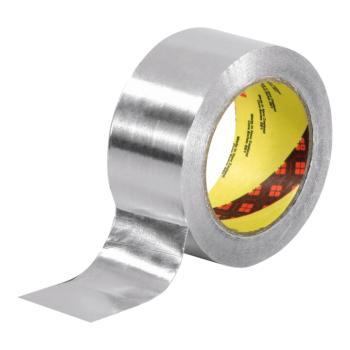 3M™ 431 Aluminium-Klebeband Silber in 50 mm x 55 m, 90µm dick bis 149°C - 24 Rollen