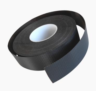 Anti-slip adhesive tape black 25m / roll Silicone Rubber Coated Cloth Tape for Coating Deposit & Slip Prevention