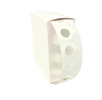 EKG Kleberinge Ø30mm x 10mm für EKG Elektroden aus 3M 1522 Medical Tape mit Anfasslasche, 500 Stück