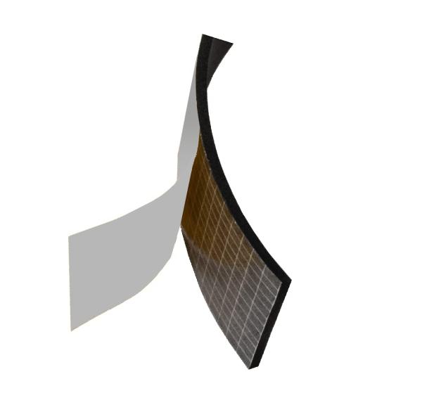 EPDM sealing tape 10mm thick foam adhesive tape acrylate one-sided adhesive reinforced with scrim, sponge rubber 5m