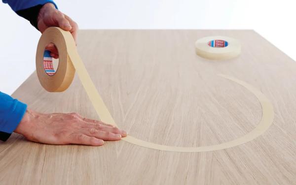 Tesa® 4319 Krepp Klebeband 50mm x 50m beige Hochgekrepptes Papierklebeband