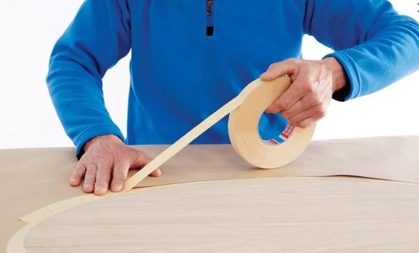 Tesa® 4319 Krepp Klebeband 50mm x 50m beige Hochgekrepptes Papierklebeband