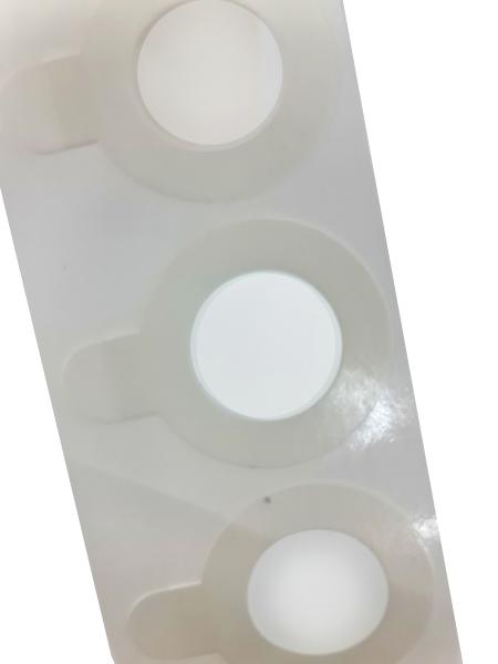 EKG Kleberinge Ø20mm x 8mm für EKG Elektroden aus 3M 1522 Medical Tape mit Anfasslasche, 500 Stück