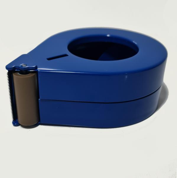 Handabroller blau - auch für Filament Klebeband Ring - Abroller Birne 3" Innen Kern bis 50mm Breite