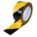 Bodenmarkierungsband schwarz-gelb Weich-PVC Klebeband Warnband Markierungsband Messe Industrie 33m